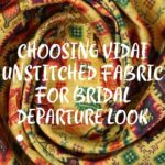 Vidai Unstitched Fabric for Emotional Bridal Farewell Wear