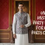 Uniform unstitched party fabric for modern celebration looks