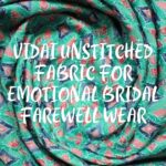 Phere Unstitched Fabric for Classic Wedding Ceremony Style