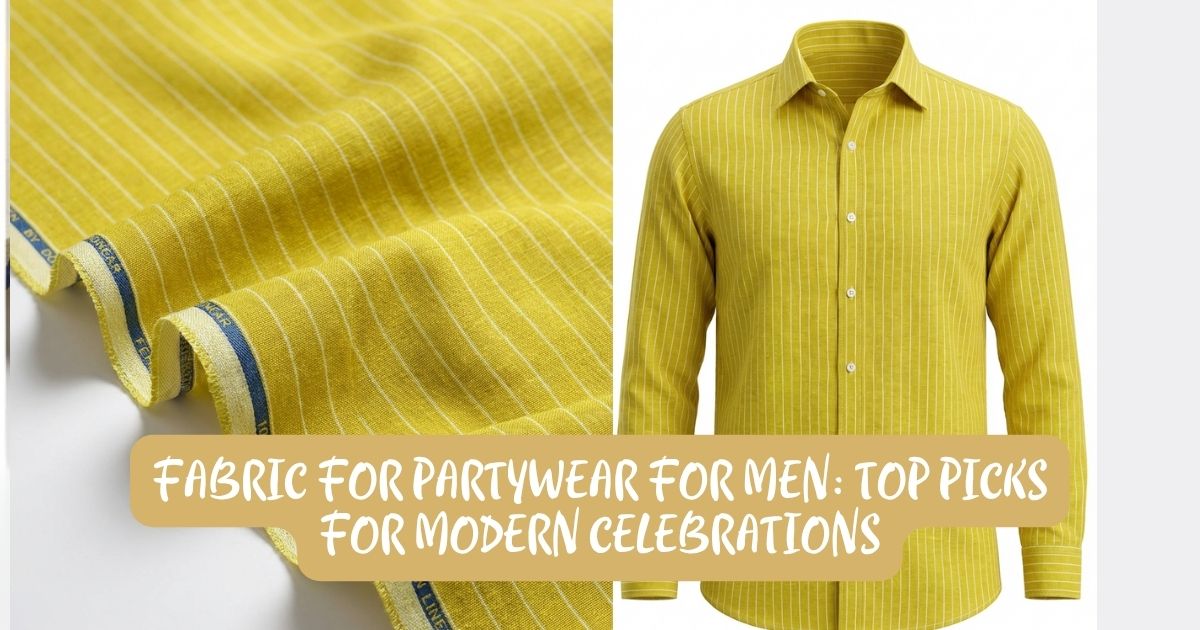 Fabric for Partywear for Men: Top Picks for Modern Celebrations