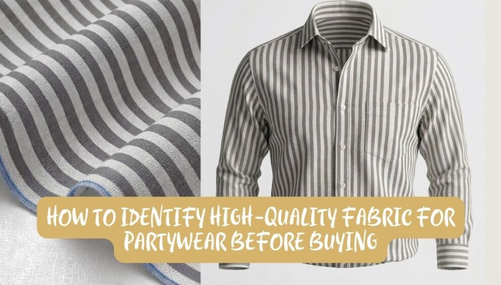 Sadev Fabric - How to Identify High-Quality Fabric for Partywear Before Buying
