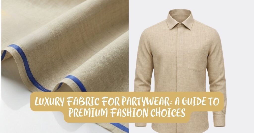 Luxury Fabric for Partywear: A Guide to Premium Fashion Choices