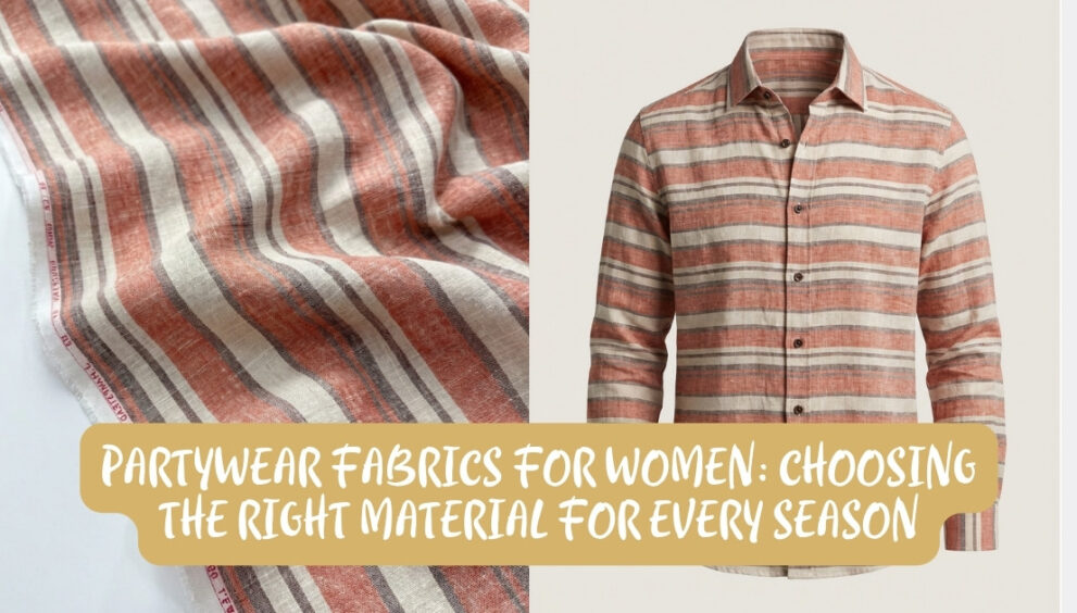 Partywear Fabrics for Women: Choosing the Right Material for Every Season
